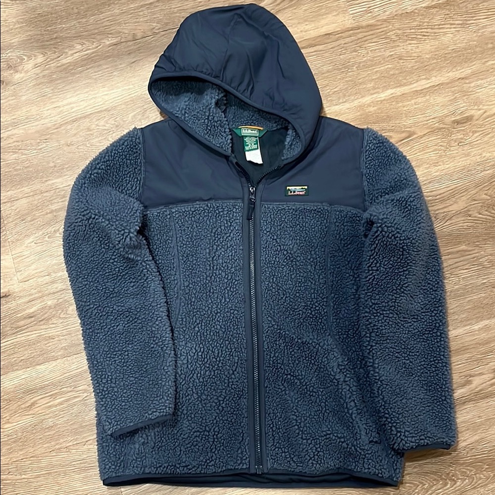 Kids Navy Blue Fleece Hoodie